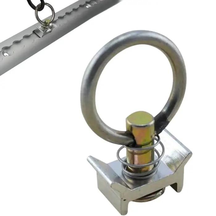 Rail de fixation en aluminium pour remorque fermée transport de marchandises sur longue distance sécurité chargement professionnel
