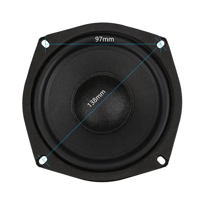 AIYIMA 1PC Haut-parleur Subwoofer 5,25 pouces, Driver Sonore 4/8 Ohm 120W, Colonne de Son, Home Ciné