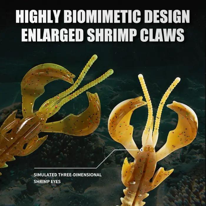 Supercontinent CRAZY 65mm/40mm homard leurre souple leurres de pêche attrayant crevette odeur sel Wo