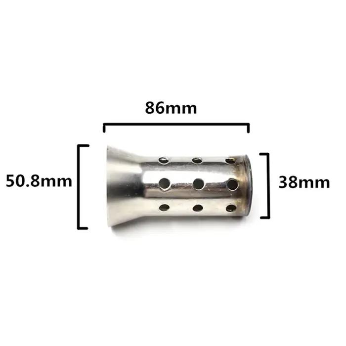 Silencieux d'échappement de moto, entrée 51mm 60mm, DB Killer réglable, éliminateur de bruit