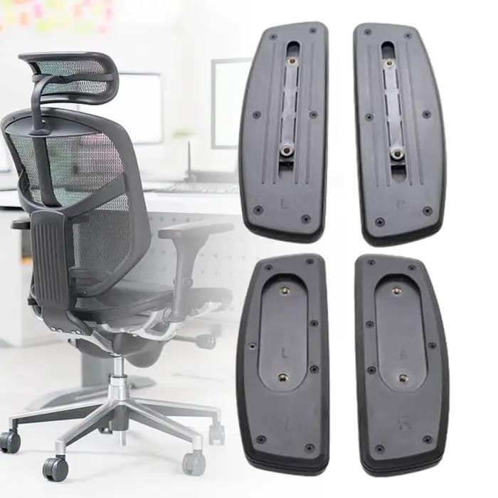 Accoudoirs de remplacement pour chaise de bureau, 2 pièces, avec trou de montage, Installation facil