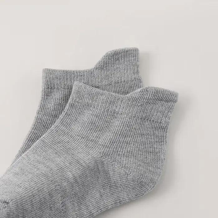 6 paires de chaussettes pour enfants, chaussettes blanches pour bébés garçons et filles