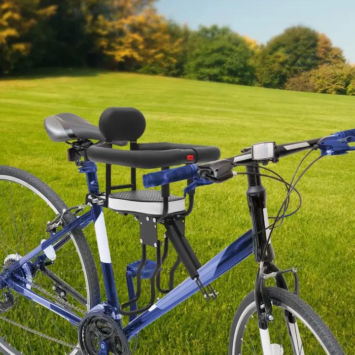 Siège avant avec garde-corps et pédale de protection, siège enfant, siège vélo, chargement jusqu'à 8
