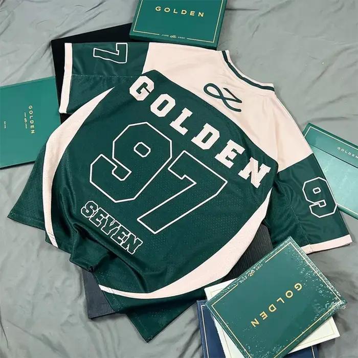 2026 nouveau printemps/été Y2K pour femmes mode décontracté doré 97 maille Jersey surdimensionné res