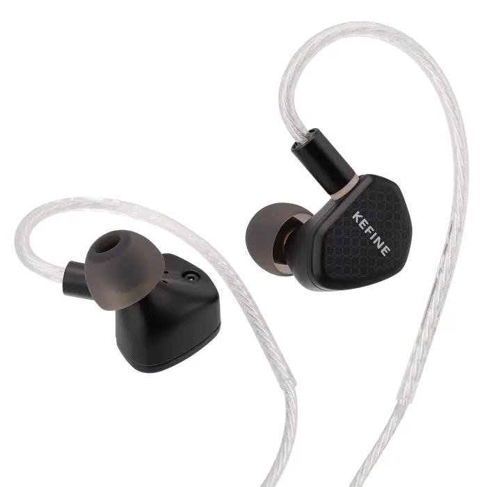 Écouteurs intra-auriculaires Hi-Fi Kefine-Klean avec diaphragme dynamique DLC de 10 mm, embouts et c
