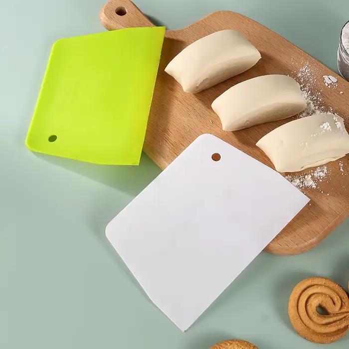 Outil de cuisson, grattoir en plastique, bricolage, spatule à crème pour pâtisserie, couteau de coup