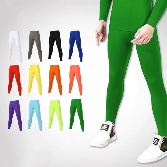 Collants de course pour enfants pantalons de gymnastique legging de sport compression pour garçons filles football basket-ball exercice fitness