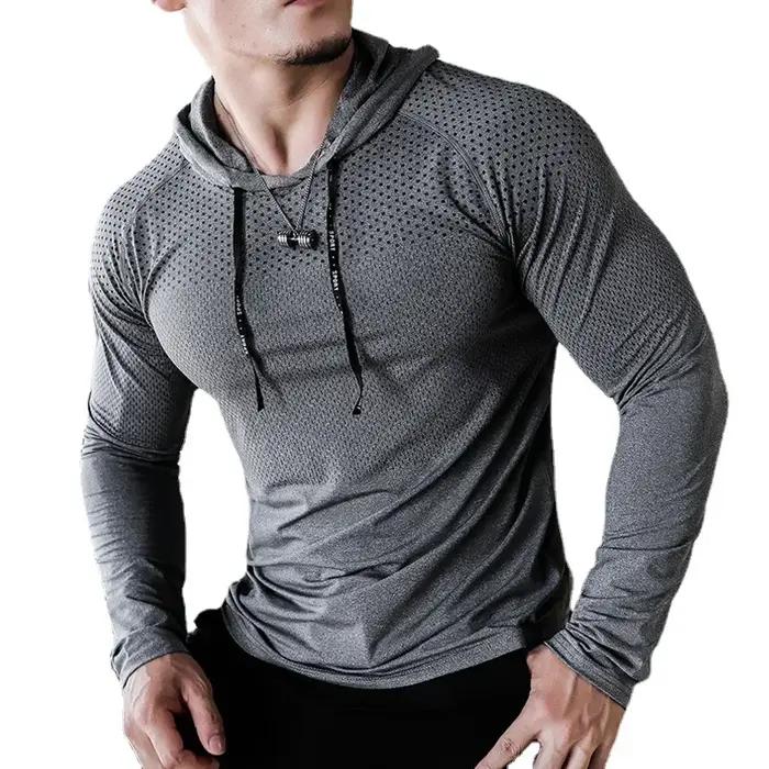 Survêtement homme fitness à capuche pour entraînement extérieur et musculation - Confort gym
