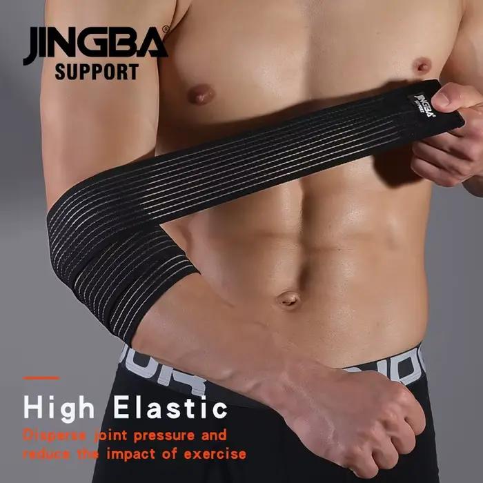 Coudière protectrice en sangles élastiques réglable pour haltérophilie musculation fitness gymnastique entraînement soutien coudières女性举重健身护腕支持带弹性调节防护带适合举重深蹲压腿训练
