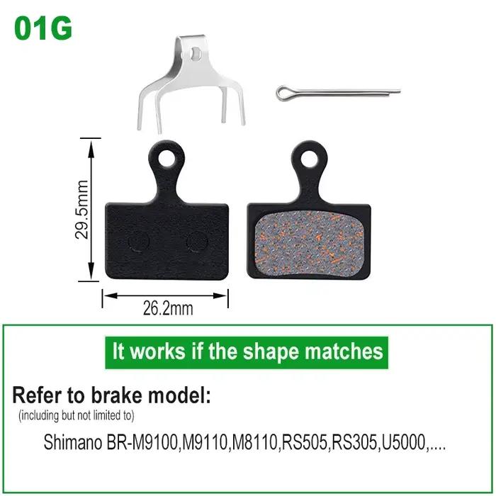 10 paires de plaquettes de frein pour vélo de route, pour K03S Shimano XTR M9100 M9110 XT M8110 Dura
