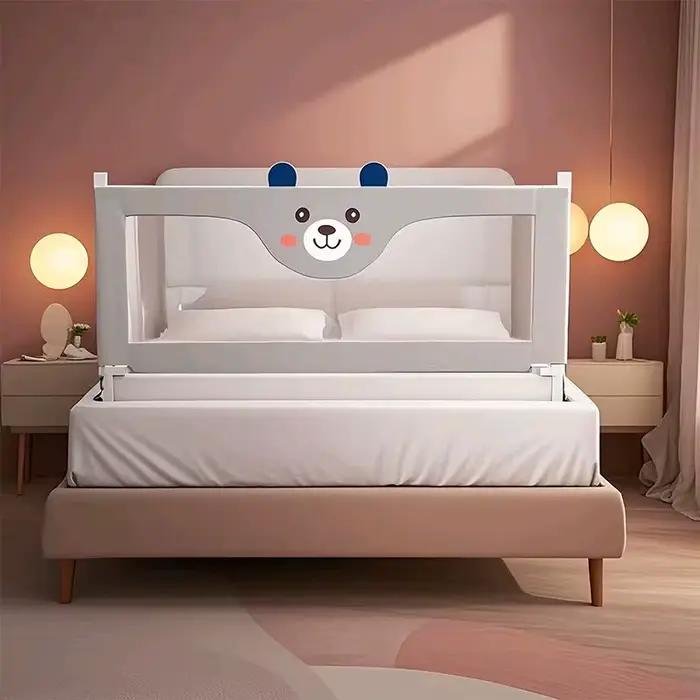 IMBABY Parcs pour Enfants Rail de Sécurité de Lit réglable en Hauteur pour Enfants Parc 0-6Y Bébés C