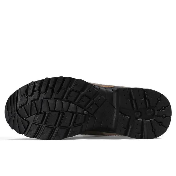 Baskets de randonnée en cuir HUMTTO pour hommes - Bottes tactiques imperméables camping
