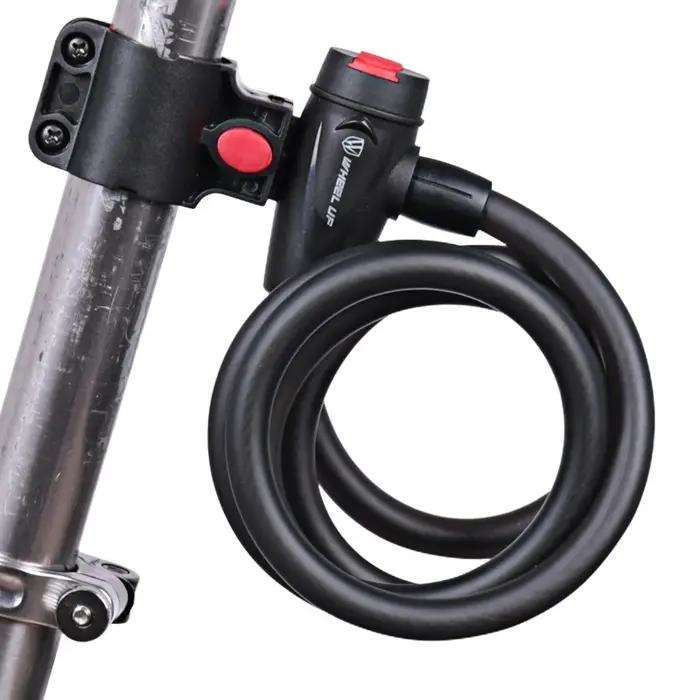 Serrure Wirerope antivol acier inoxydable longueur 1.2m 1.8m pour VTT moto de route accessoire vélo portable sécurité vélo occasionnels