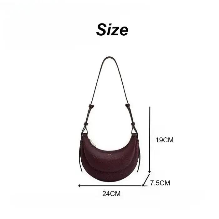 Sac croissant tendance femme JW PEI Printemps-Automne 2026, sac sous le bras, sac à bandoulière haut