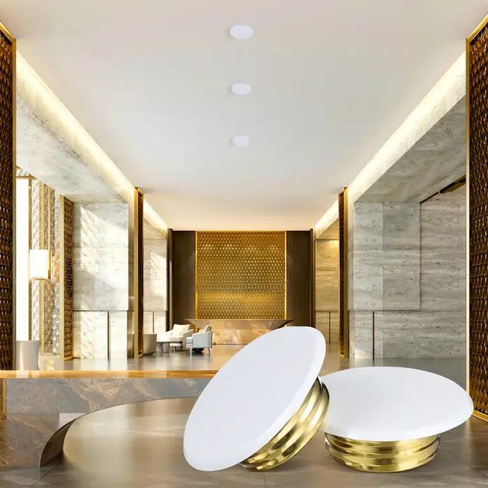 Plaques de protection pour sprinklers d'incendie, 4 pièces, pour système de sprinklers de plafond, a