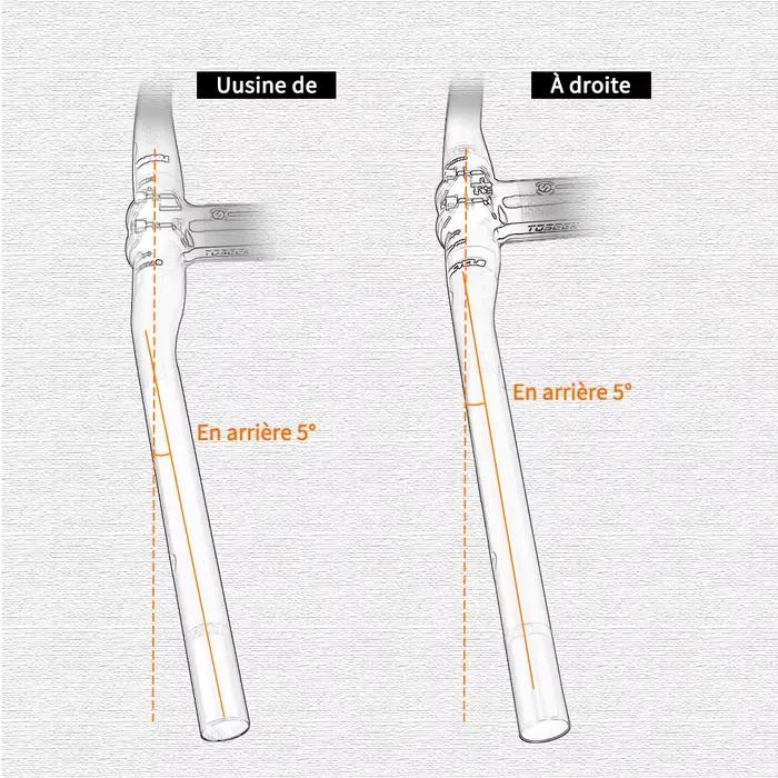 TOSEEK ZF-ONE vtt guidon de vélo en carbone