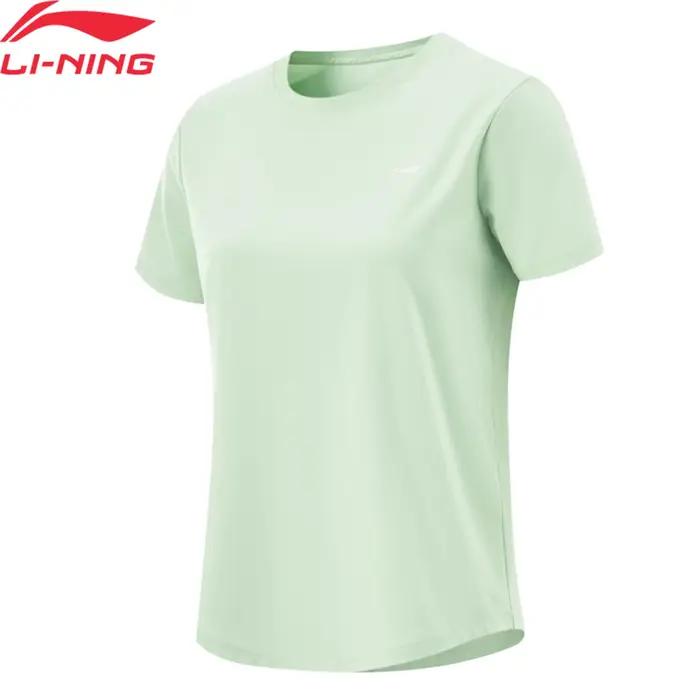 Li-ning T-shirt de Fitness d'entraînement pour femmes au taux sec 43% Viscose 41% Nylon 11% Modal 5%