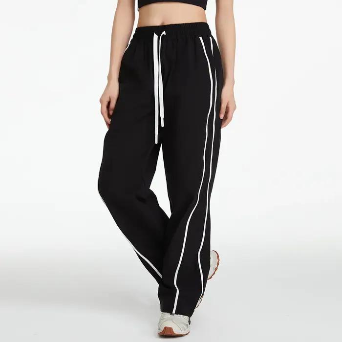 Pantalon sport femme coupe-vent alpinisme - Jambes larges séchage rapide protection solaire - Été plein air