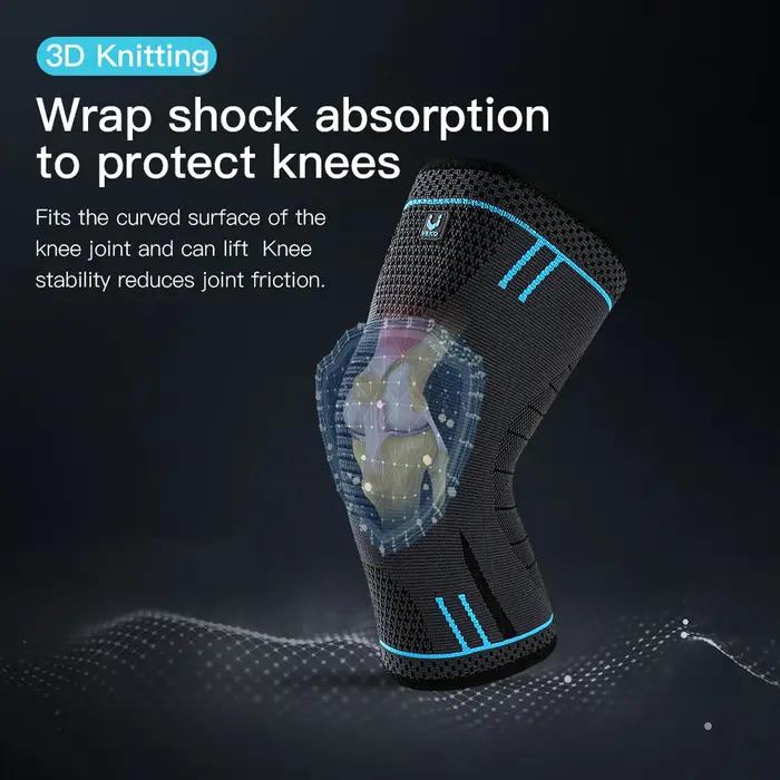Manchon de soutien de genou à Compression, genouillères élastiques, attelle de ressorts, protection