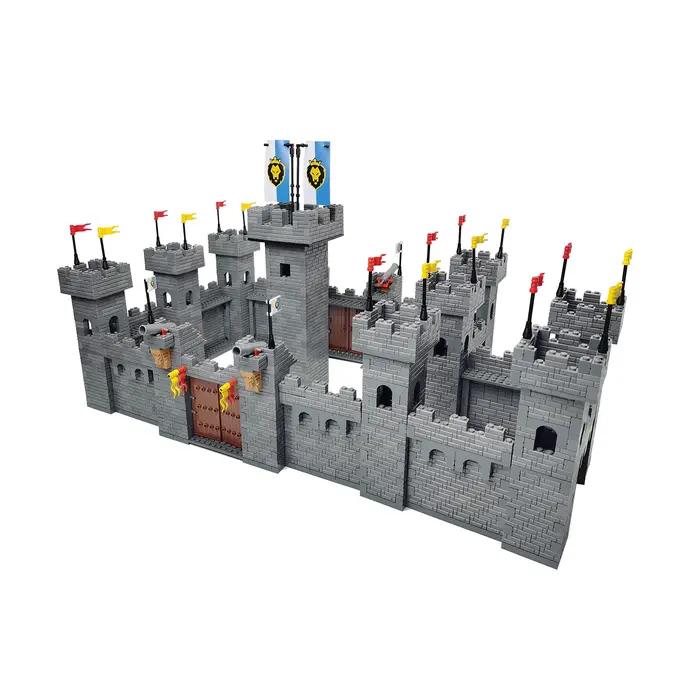 Bloc de construction pour garçon, jouet éducatif, château, forteresse, fort, pour cadeau