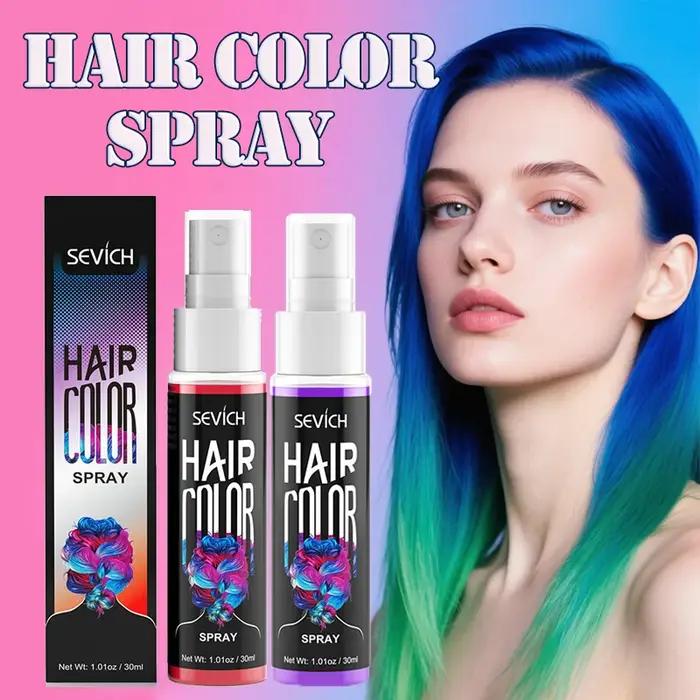 Spray de coloration temporaire pour cheveux, teinture instantanée unique pour Salon de coiffure, tei