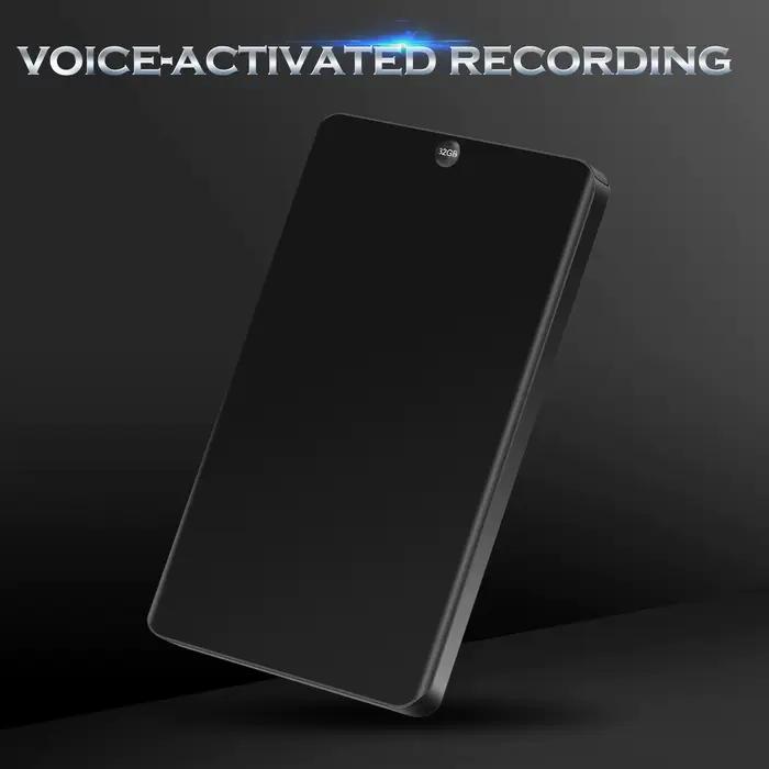 V66 professionnel Rechargeable Portable numérique Audio enregistreur vocal opération à un bouton mém