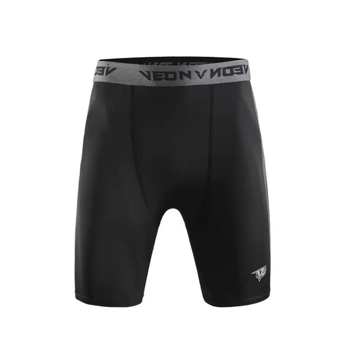 Shorts de compression hommes noir Spandex pour running et entraînement - Baselayer performance