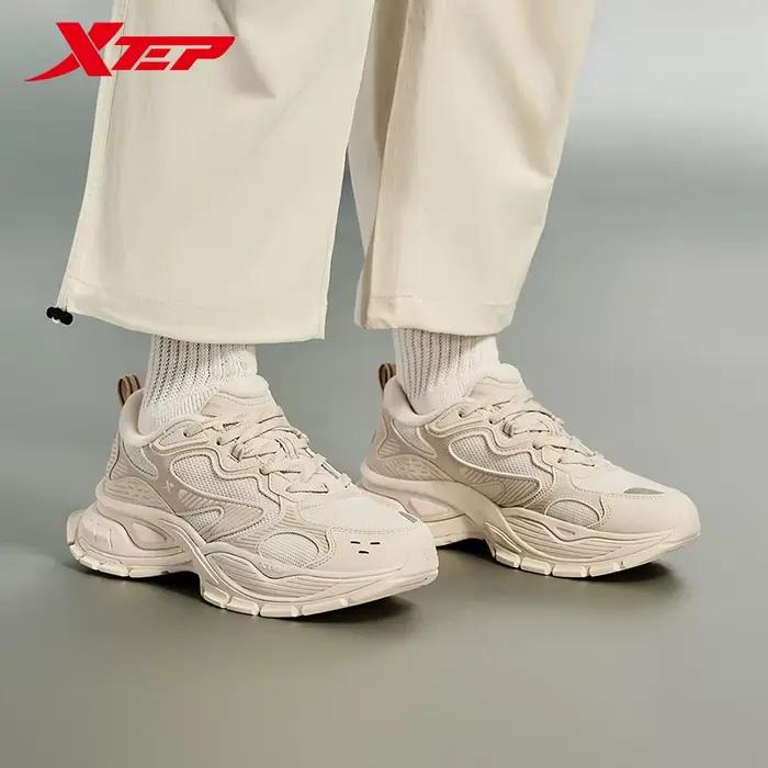 Chaussures décontractées Xtep hommes hiver confort soutien hauteur augmentant rétro sport