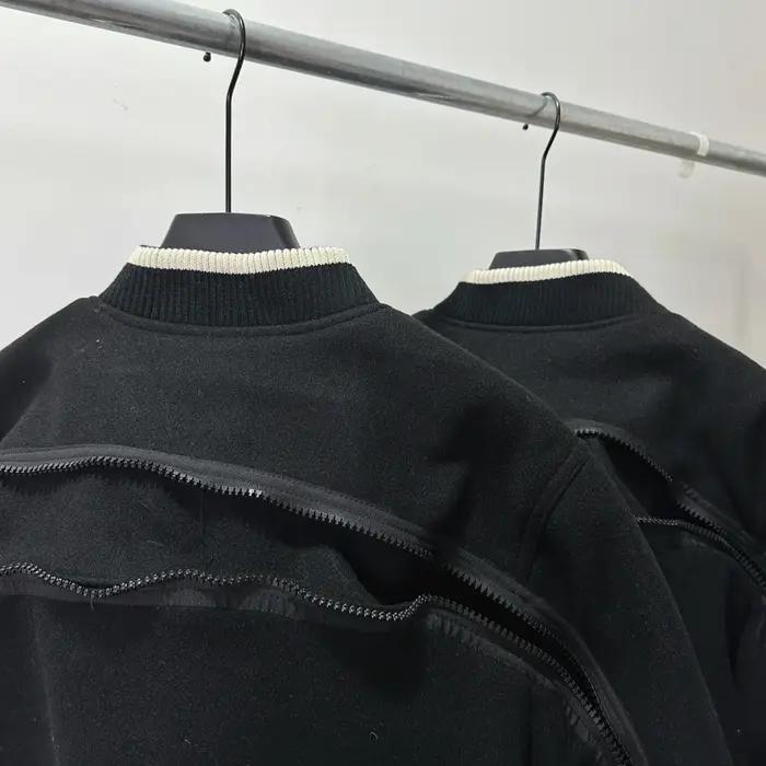 Cardigan en tissu lourd, veste Bigfoot pour hommes et femmes, manteaux noirs de meilleure qualité