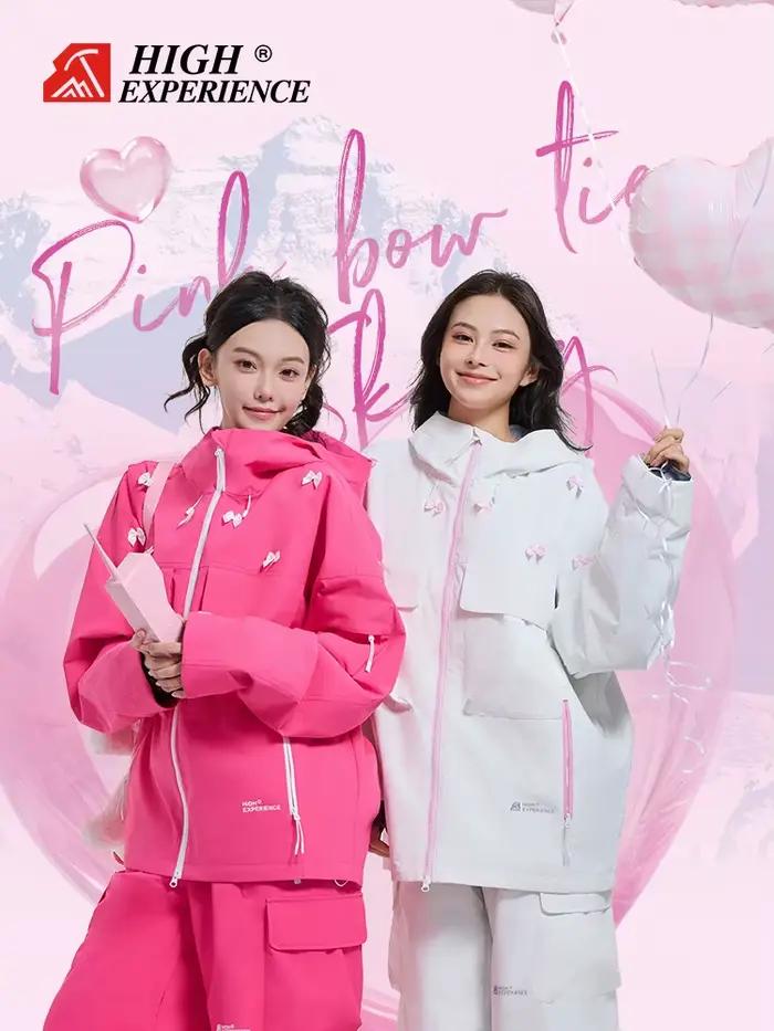 Vêtements de Ski Coupe-Vent Imperméables Pour Femmes Robustes et Douces Haute Expérience Occasions Hivernales