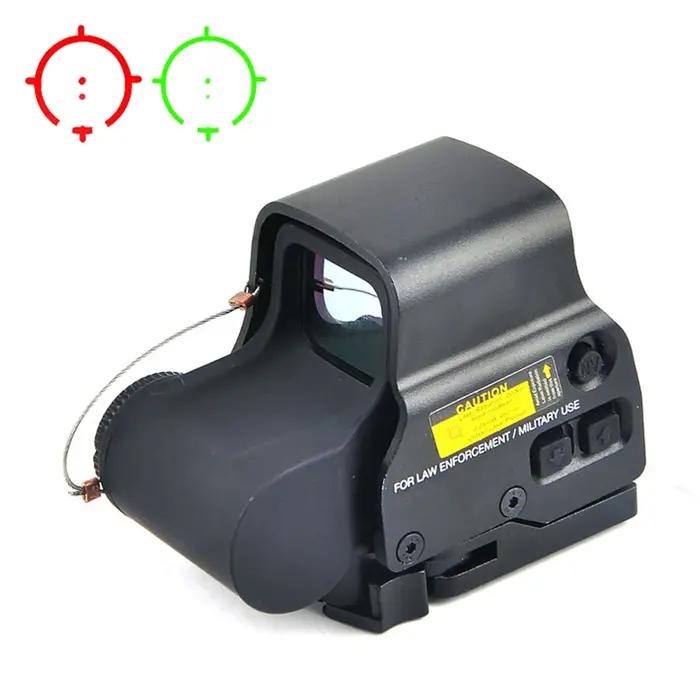 Visée holographique à points rouges 558, réflexe à points rouges et verts avec support Picatinny à d