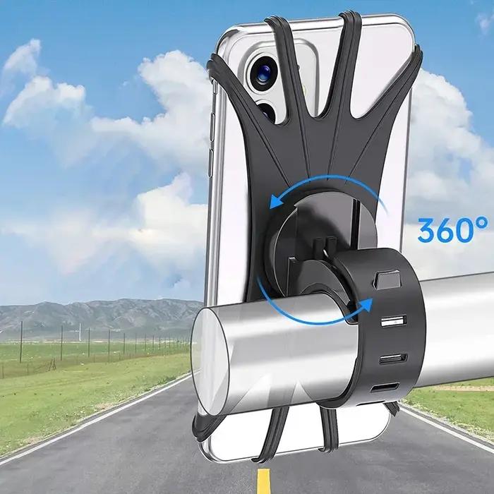 Support de téléphone de vélo robuste pour iPhone Samsung Xiaomi adapté pour cyclistes et randonneurs occasions spéciales