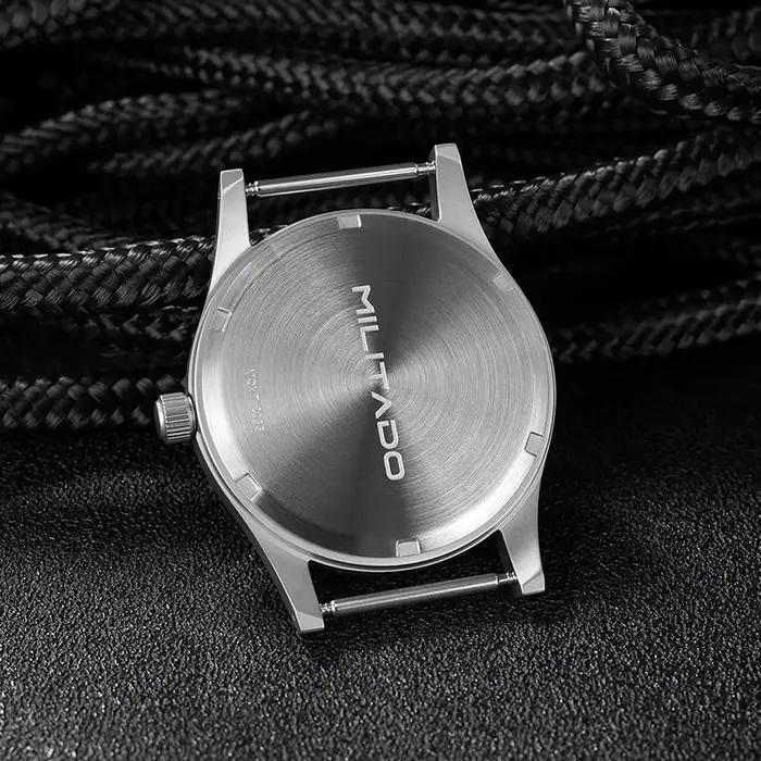 Militado ML05 38mm montre à Quartz mis5 2035/Ronda 515 mouvement montres bombé saphir cristal lumine