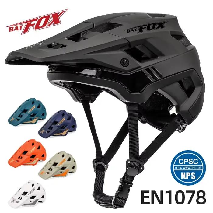 BATFOX-Casque VTT ultraléger pour homme et femme, pour vélo de route et de montagne, nouvelle collec