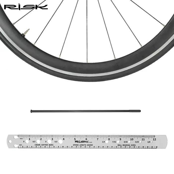 Règle de rayon de vélo, 1 pièce, jauge de longueur de rayon de vélo, roulements à billes de manivell