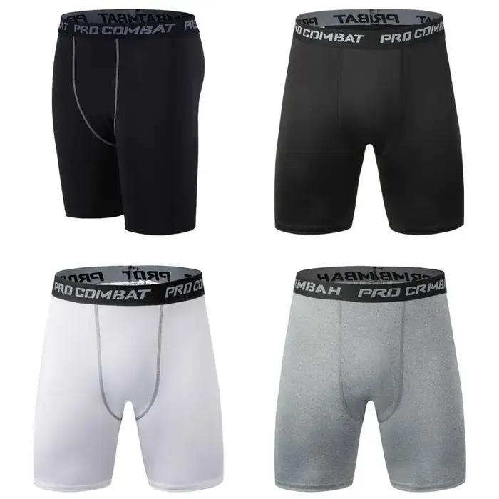 Mannen short de musculation Sport Fitness entraînement Elastische Compressie culotte Leggins pour Ha