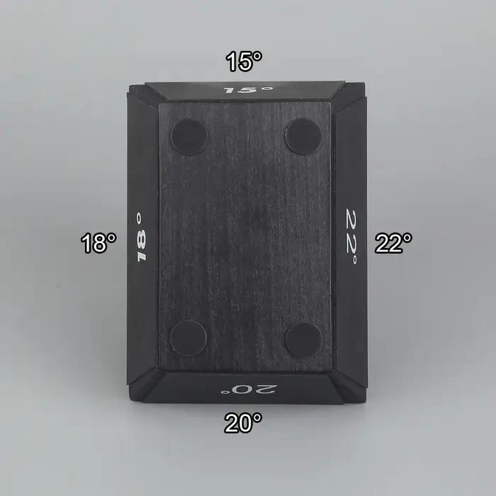 Nouveau Affûteur de couteaux roulant en bois, 4 angles, 15/18/20/22 ° Affûteurs de rouleaux, systè
