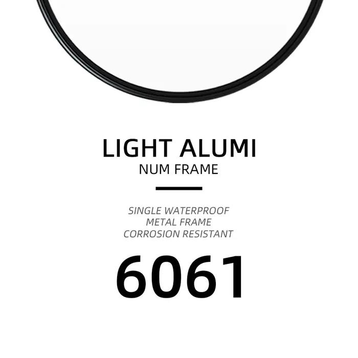 7artisans-Objectif de caméra avec filtre souple 1/4, cadre ultra fin, verre optique AGC étanche, 46m