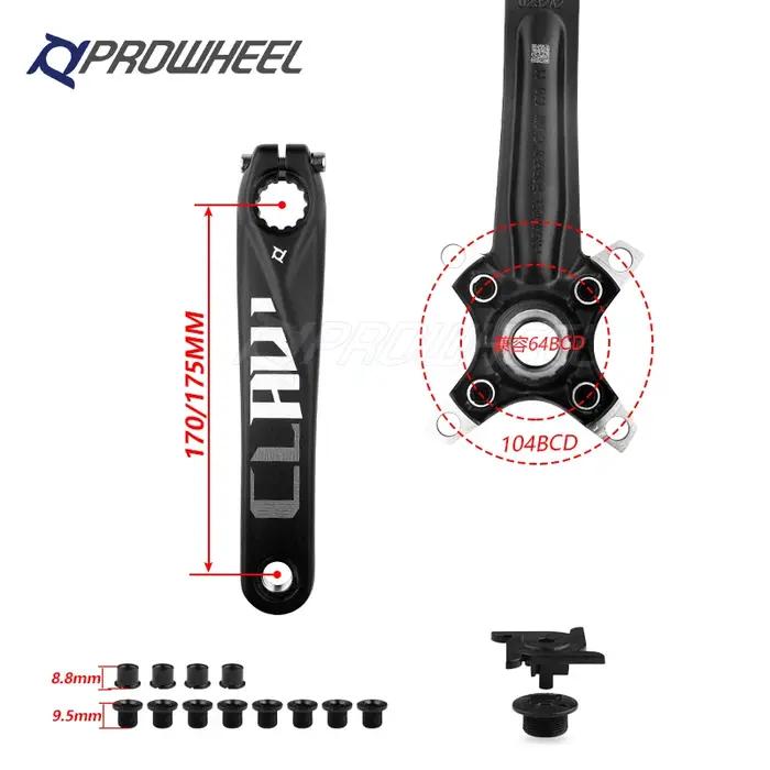 PROWHEEL-Pédalier de vélo de montagne commencerBCD, manivelle et support rapide astronomique, manive