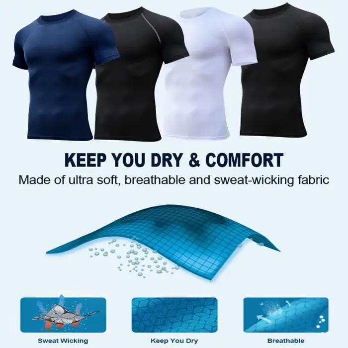 Gym entraînement anti-éruption pour hommes athlétique séchage rapide chemises de Compression Berserk