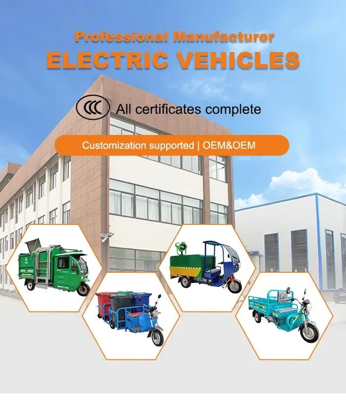 Tricycle Électrique Cargo 3000W Certifié CEE DOT Vélo de Passager Motorisé à 3 Roues Pour Adultes Corps Ouvert Occasions Spéciales