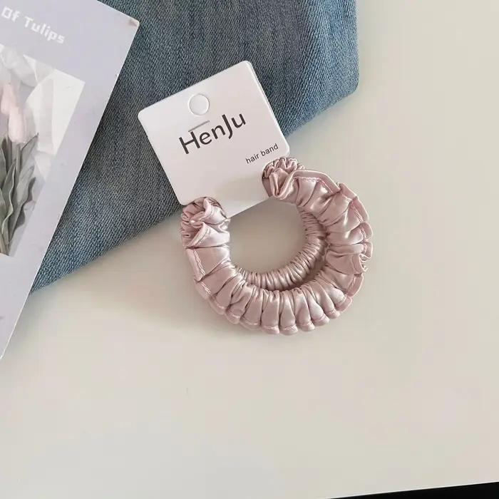 Attacheurs de queue de cheval en satin haute élasticité antidérapants accessoires de mode pour femmes et filles coiffure élégante occasions spéciales