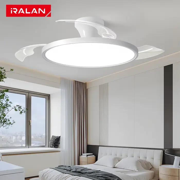 Ventilateur de Plafond Invisible Moderne avec Lumière LED