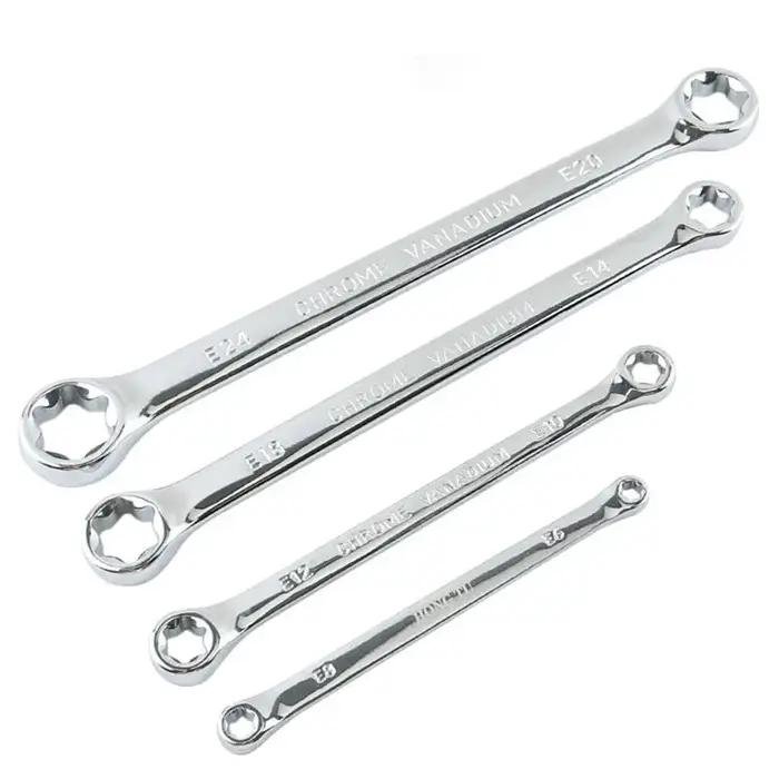 E-torx clé à boîte E6 E8 E10 E12 E14 E18 E20 E24 Torx ensemble clé à anneau outils clé étoile