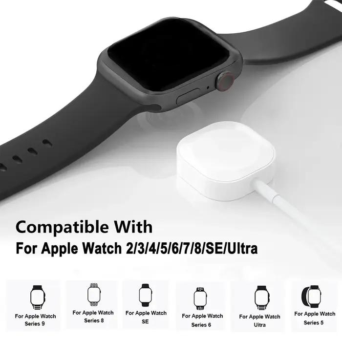 Chargeur sans fil magnétique USB Type C pour IWatch 9/8/7/6/5/SE, Station de charge rapide Portable USB C pour Apple Watch série Ultra