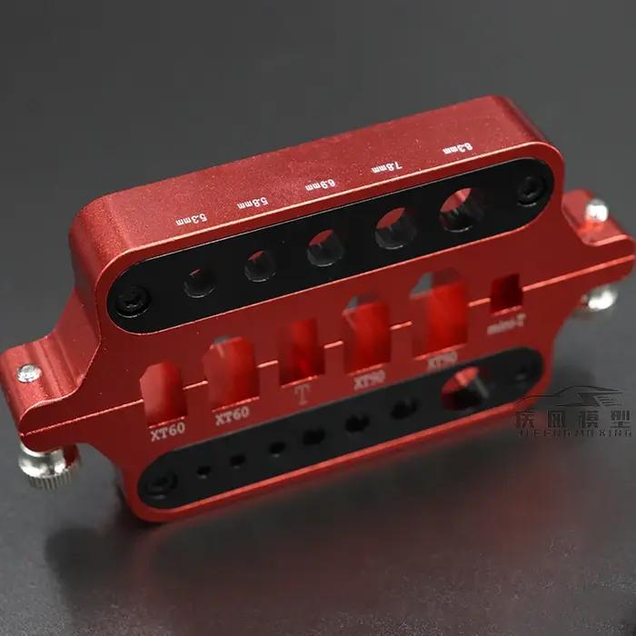 Mini porte-outil de soudage rouge en métal RC, modèle de drone de voiture, outil de soudage marin, c