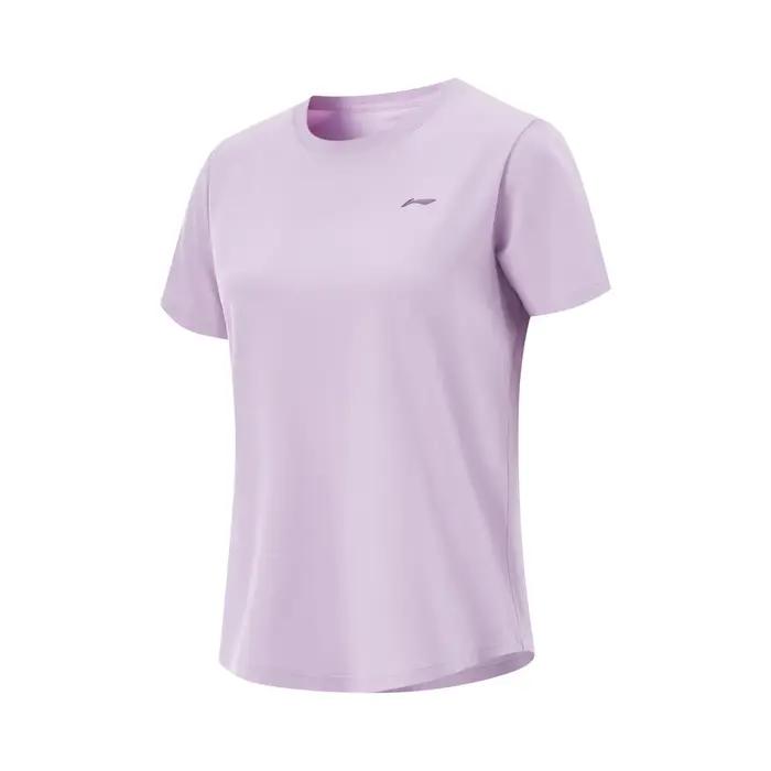 Li-ning T-shirt de Fitness d'entraînement pour femmes au taux sec 43% Viscose 41% Nylon 11% Modal 5%