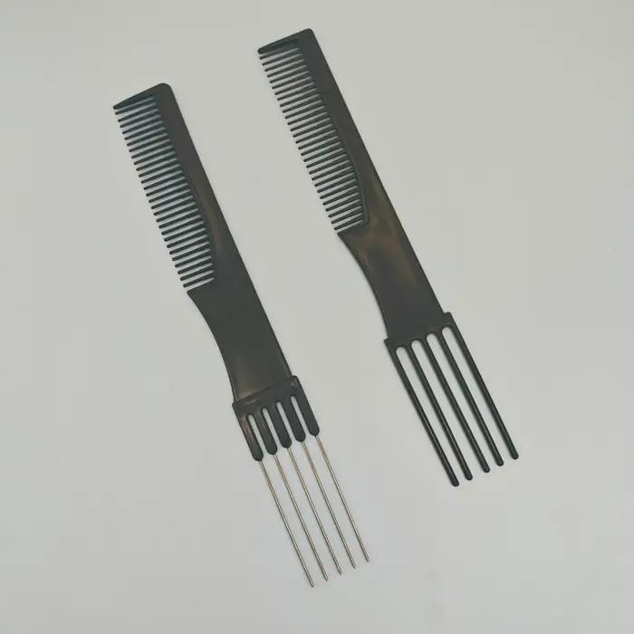 10 pièces nouveau style coiffure hommes femmes Salon de beauté cheveux coiffure brosse noire peignes