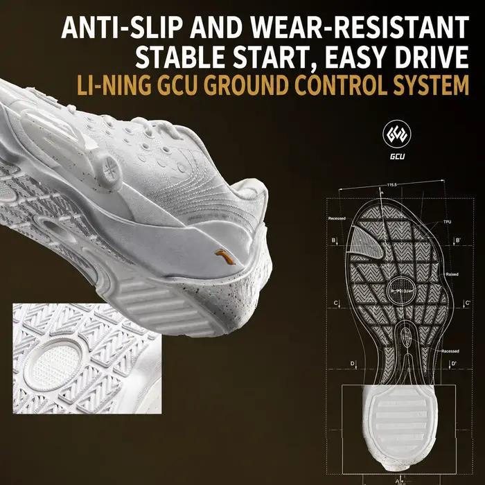 Chaussures de basketball Li-Ning Wade All City 13 pour hommes avec technologie de coussin Boom et semelle antidérapante pour compétition et entraînement