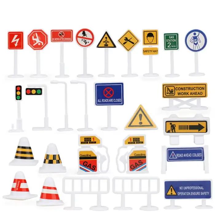 Tapis de jeu pour bébé, cadeau pour enfants, tapis d'escalade avec panneaux de signalisation routièr
